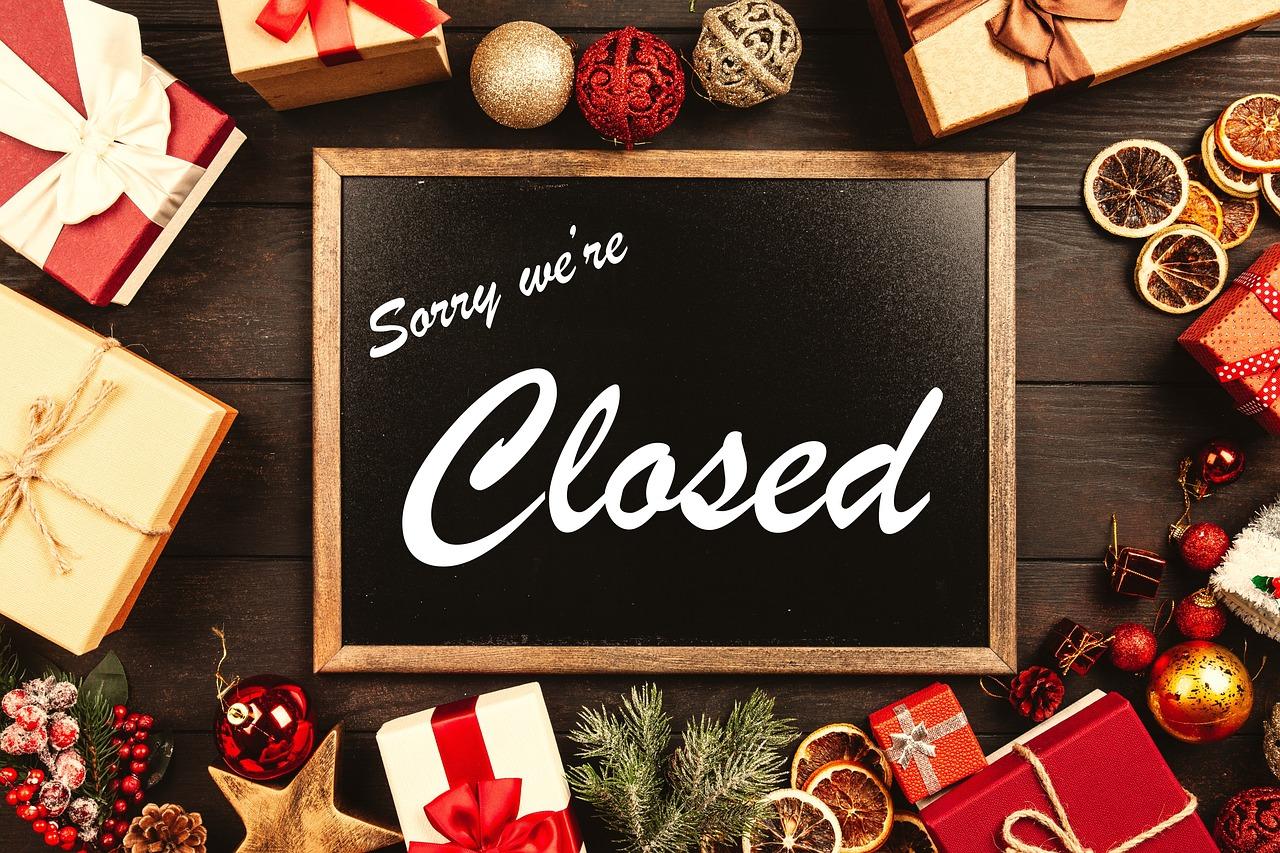 PIC - Christmas Closure